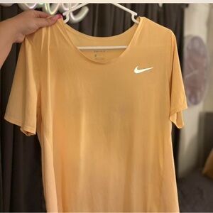 Nike Women's Peach Dri-FIT Short Sleeve Tee